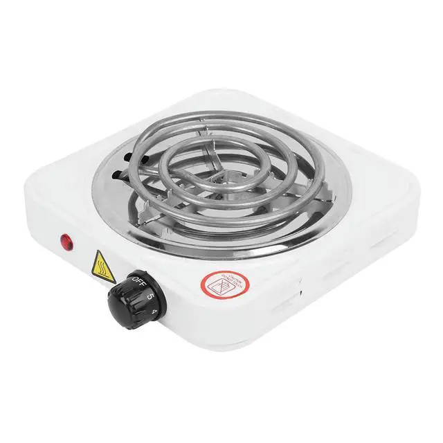 Alt view image 3 of 3 - 1000W Stainless Steel Portable Single Tube Electric Burner Stove Home Appliance Electric Heater Stove Accessories Kitchen Tool