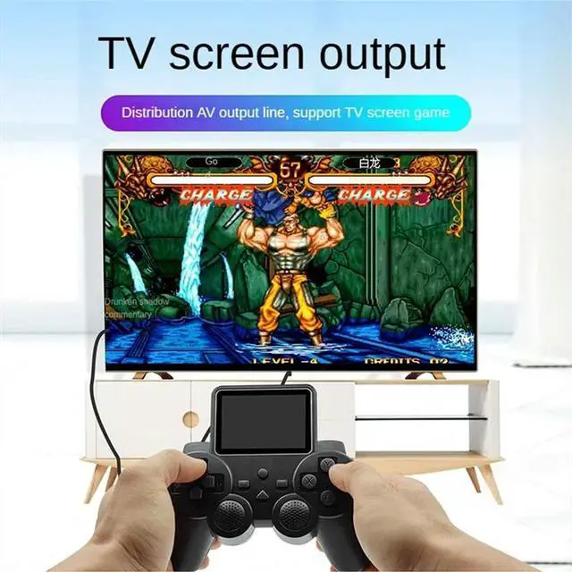Alt view image 3 of 3 - S10 Handheld Game Console With Display 520 Classic Games Retro Arcade Home Game Console Controller For Kids