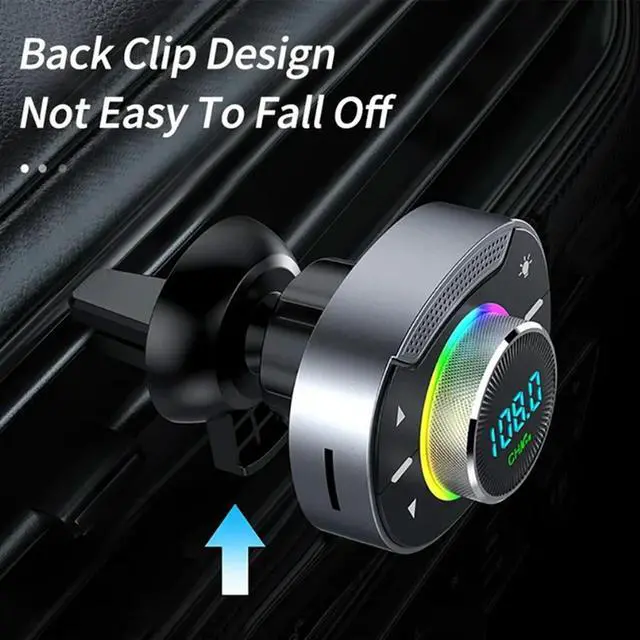 Main image of Car Bluetooth 5.0 FM Transmitter PD 30W QC3.0 Fast Charger Wireless Handsfree Audio Receiver MP3 Music Player Durable