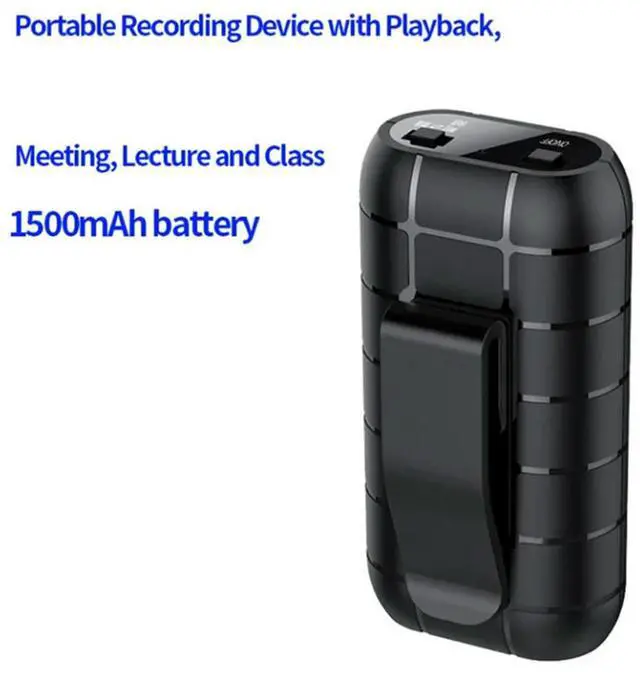 Alt view image 2 of 4 - 8GB Digital Recording Device Multi-Function Voice Recorder Portable, Long Standby, Large For Recording Music, Conference