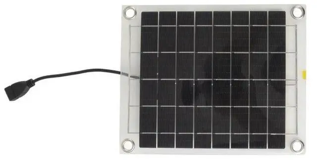 Alt view image 6 of 6 - 10W 12V Double-Sided Transparent Solar Water Pump Solar Fountain Bird Bath Pump For Home Improvement Tool Accessory