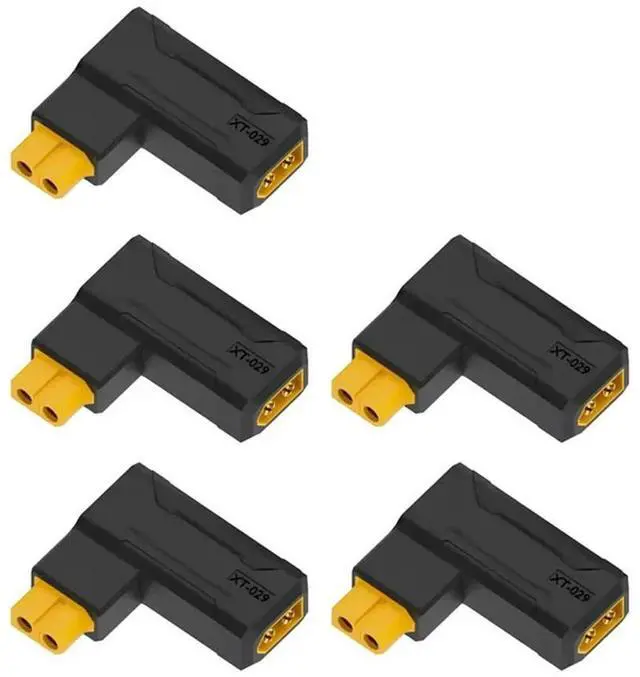 Main image of XT60 Right Angle Male To Female Connector 90 Degree XT60 Wireless Adapter For For RC FPV Car Plane Drone