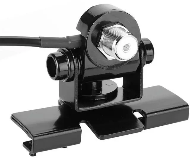 Alt view image 3 of 3 - Car Ham Antenna Mount Bracket Holder For Mobile Radio Car Base Clip Mount Trunk Lid / Hatchback / Door Mount With Extend Cable