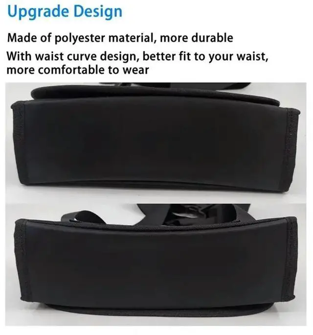 Alt view image 3 of 4 - 6 Slots Euro Coin Dispenser Driver Waiter's Purse Waist Wallet Zipper Pocket Coin Sorter Cash Receipt Coins Safe