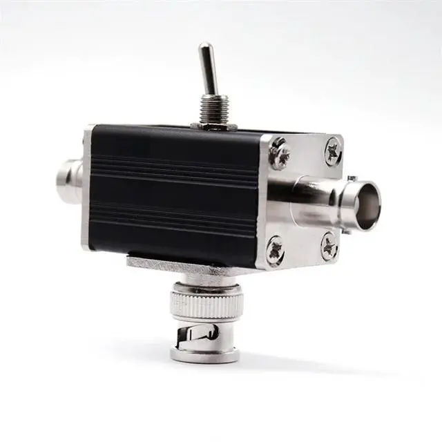 Main image of 2-Way Manual Coaxial Antenna Switch Rotary Switch Withoff/Ground Protection 1 Input & 2 Outputs Coaxial Switch SO-239 Conne