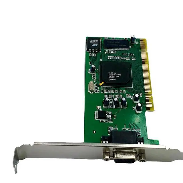 Alt view image 4 of 7 - 2X Desktop Computer PCI Graphics Card ATI Rage XL 8MB Tractor Card VGA Card For HISHARD BUDDY