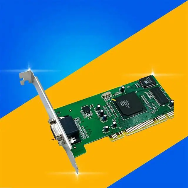 Main image of 2X Desktop Computer PCI Graphics Card ATI Rage XL 8MB Tractor Card VGA Card For HISHARD BUDDY