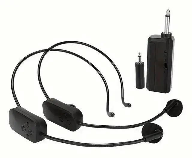 Main image of For Teaching Stage Performers 2.4G Mic System Long Range Wireless Microphone System Head Handheld Mic 2 In 1