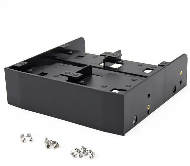 Main image of Universal OImaster 2.5" / 3.5" HDD / SSD to 5.25" Floppy Drive Bay Computer Mounting Hard Drive Bracket for Desktop PC Tower