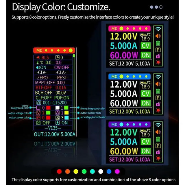 Alt view image 4 of 7 - SK150S Adjustable DC Regulated Power Supply+IR Kit Constant Voltage Constant Current 8A 150W Step-Down Module