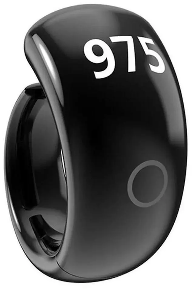 Alt view image 2 of 7 - Multifunction Digital Counting Rings App Control Tasbih Faith Zikr Rings For Spiritual Practices And Daily Prayer Black