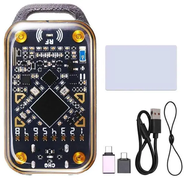 Alt view image 2 of 7 - Chameleon Ultra RFID Chip Reader Card Emulator NFC Duplicator+UID Card 125Khz 13.56Mhz ID IC Card Decode