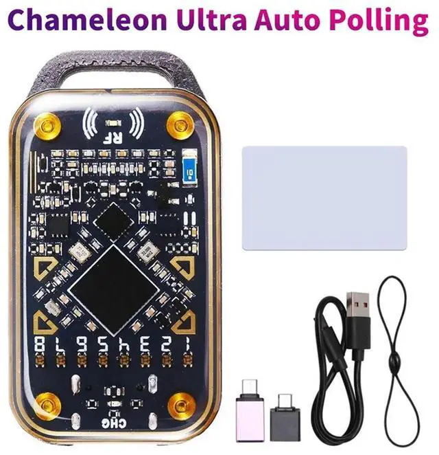 Alt view image 4 of 7 - Chameleon Ultra RFID Chip Reader Card Emulator NFC Duplicator+UID Card 125Khz 13.56Mhz ID IC Card Decode