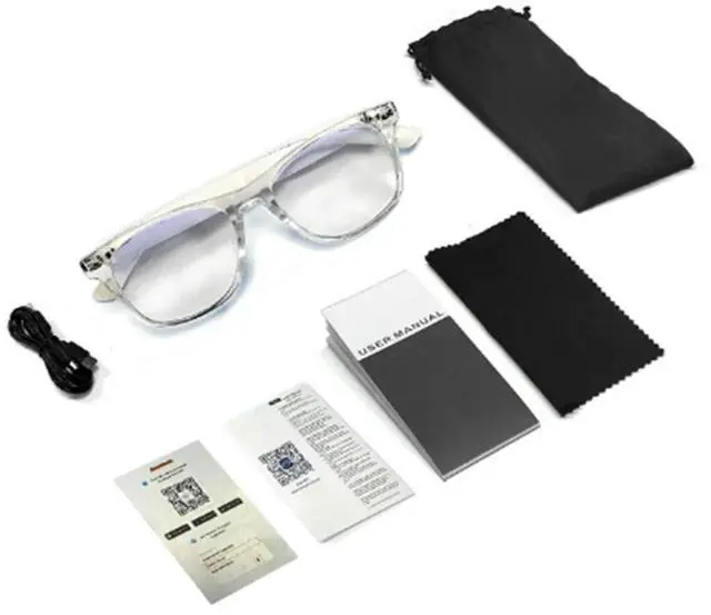 Alt view image 2 of 3 - Glasses AI Translation 100+ Languages Noise Reduction Light Make Call Reception Music Calling