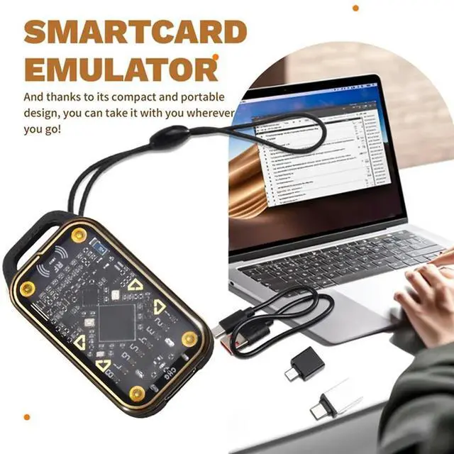 Main image of Chameleon Ultra RFID Chip Reader NFC Duplicator Card Emulator+ 3X CUID Keychain 125K 13.56M ID IC Card Decoder