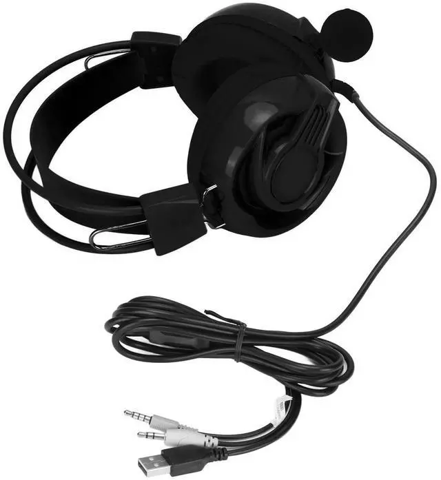 Alt view image 3 of 6 - Gaming Headset Wired Comfortable Multifunctional Multicolor RGB Headphone with Omnidirectional Microphone Computer Game Hardware