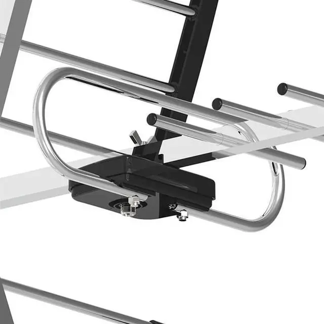 Alt view image 4 of 7 - High-Definition Digital Outdoor TV Antenna HD Offering Up To 200 Mile Range Ideal For Attic Or Roof Use Free 4K Channels