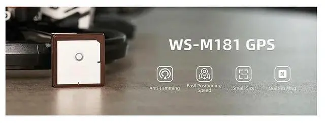 Main image of GPS M10 GNSS Module With Built-In QMC5883 Compass For RC Airplane For FPV Freestyle Long Range WS-M181 DIY Projects