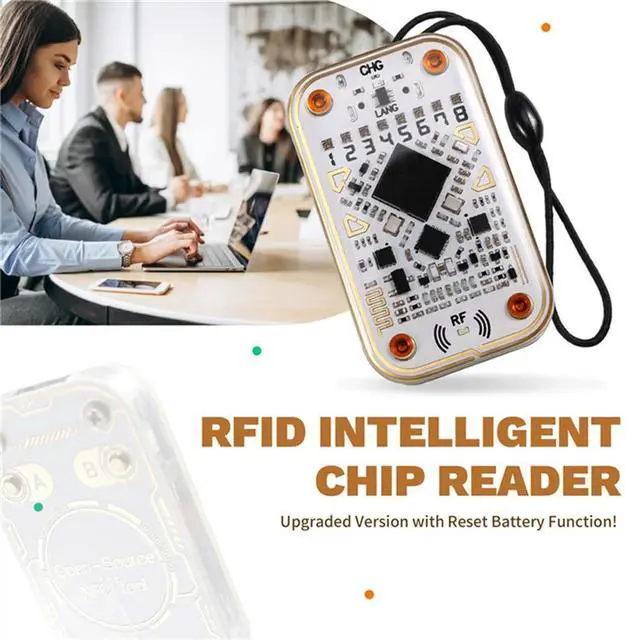 Alt view image 4 of 4 - Chameleon Ultra RFID Chip Reader And NFC Decoder With T5577/UID Keychain For 125K 13.56M IC ID Cards