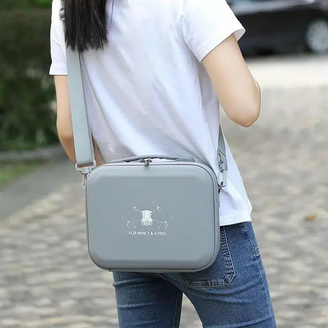 Alt view image 2 of 3 - Drone Remote Accessories For Mini 3 Pro/Mini 4 Pro Portable Carrying Case Water-Resistant Protective Cover