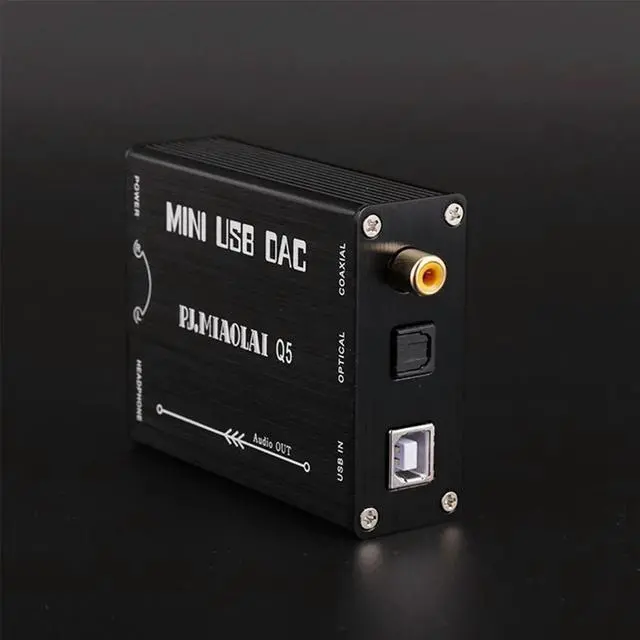 Main image of Q5 HIFI PCM2704 OTG Audio Decoder Computer External USB Sound Card To RCA Audio/Fiber/Coaxial Digital Signal Output
