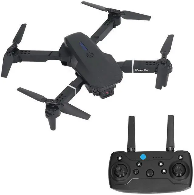Alt view image 2 of 3 - 4 Axle RC Drone E88 4 Axle Aerial Quadcopter HD Double Camera High Resolution Flipping Folding RC Drone Black Foldable RC Drone