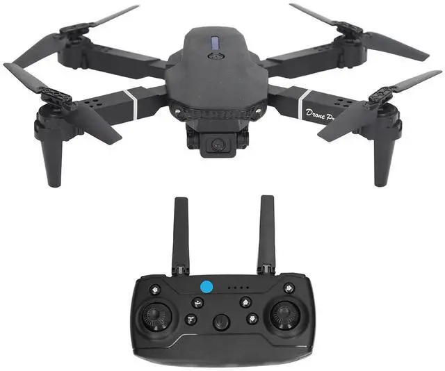 Alt view image 3 of 3 - 4 Axle RC Drone E88 4 Axle Aerial Quadcopter HD Double Camera High Resolution Flipping Folding RC Drone Black Foldable RC Drone