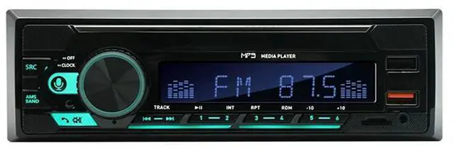 Alt view image 2 of 3 - 1Set 4Channel 45W Car Radio Car Bluetooth MP3 Player Multifunction Plug-In U Disk Car Radio With Multi-Color Function For C