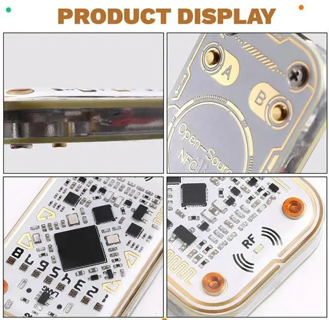 Alt view image 2 of 7 - Chameleon Ultra RFID Chip Reader +3XT5577/UID Keychain Emulator 125K 13.56M IC ID Card Decode NFC Read Writer