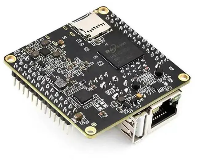 Alt view image 2 of 7 - For Luckfox Nova Development Board RK3308B With POE Module Onboard EMMC-8GB 512MB DDR3 Codec Audio Decoder VAD Module