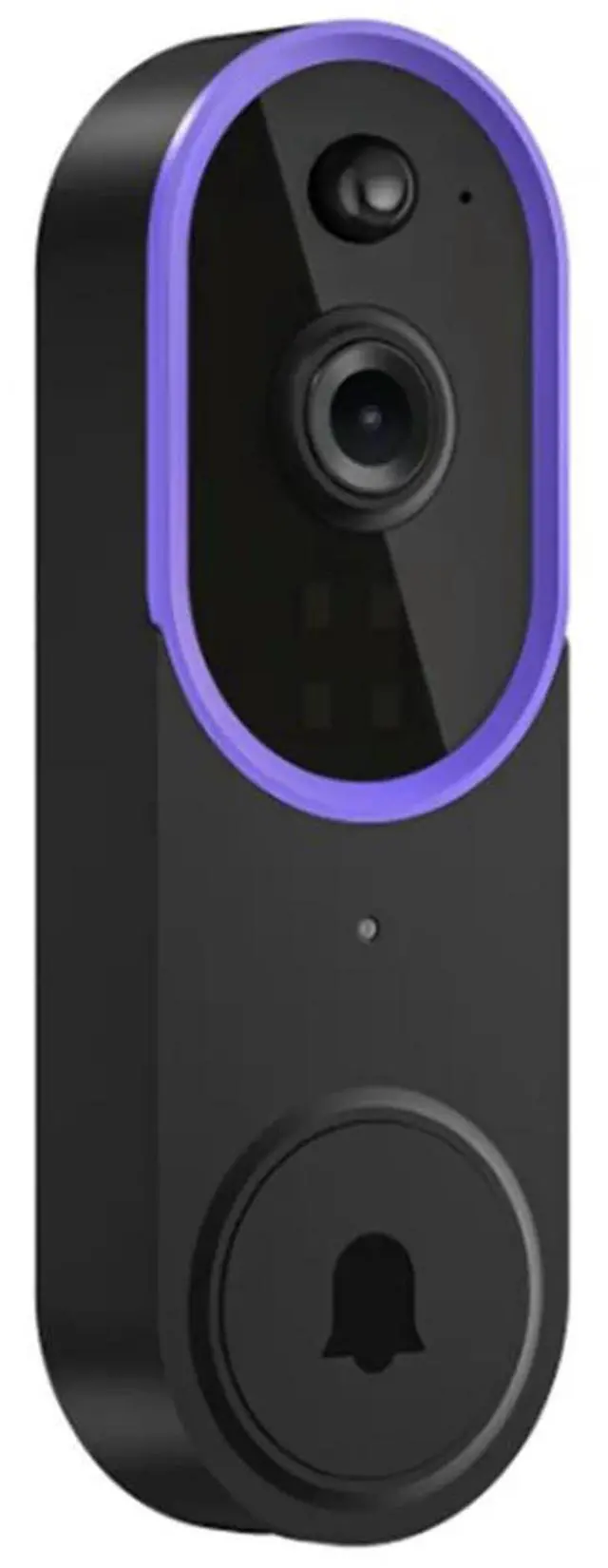 Alt view image 3 of 4 - -Enabled Wireless Doorbell With High-Definition Night Vision Camera And Digital Peephole For Outdoor Security