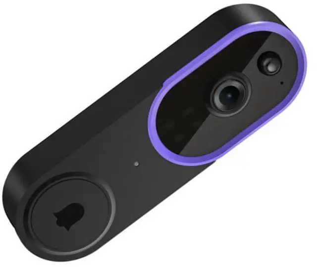 Alt view image 4 of 4 - -Enabled Wireless Doorbell With High-Definition Night Vision Camera And Digital Peephole For Outdoor Security