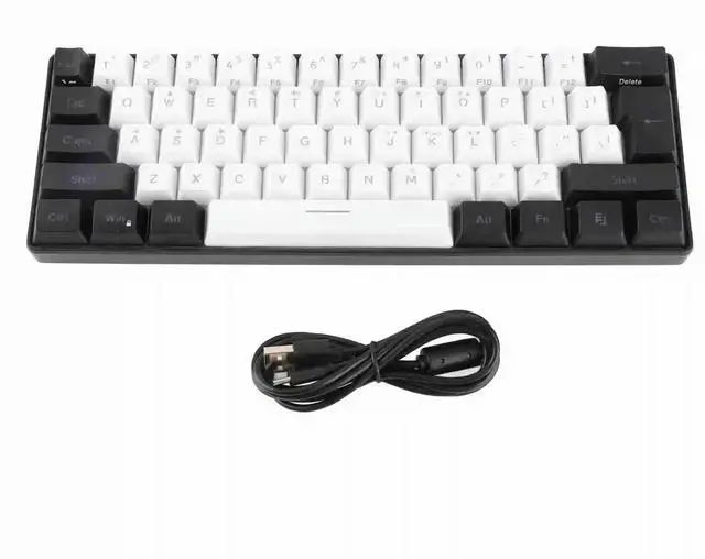 Main image of Professional G61 Mini RGB Keyboard LED Backlight 61 Key Keyboard Ergonomic Mechanical Feeling Wired Gaming Keyboard for Business