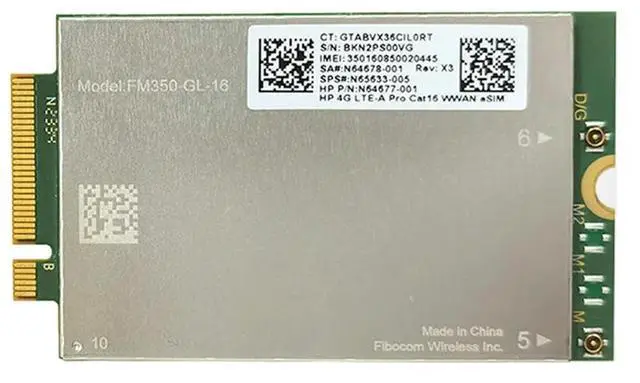 Main image of FM350-GL-16 4G Module For X14 X16 Ryzen Edition 830 G8 LTE Cat16 1Gbps Module