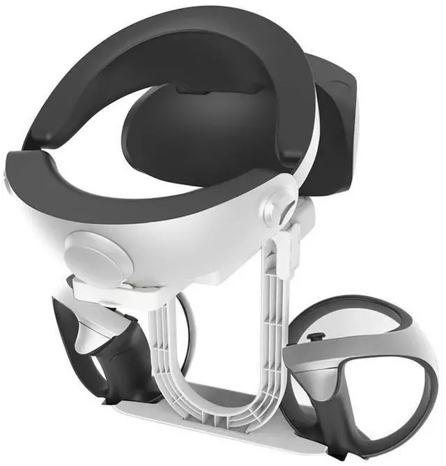 Alt view image 2 of 3 - Portable Charging Station For PS VR2 Controller, VR Controller Charging Dock With Headset Display And Glasses Bracket