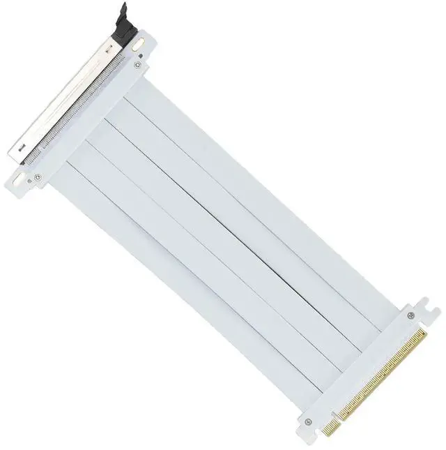 Alt view image 3 of 3 - 20cm PCIE 5.0 X16 Riser Cable PCB 128Gbps High Speed Flexible GPU Extension Riser Cable Adapter Compatible with 4.0 3.0 2.0 1.0