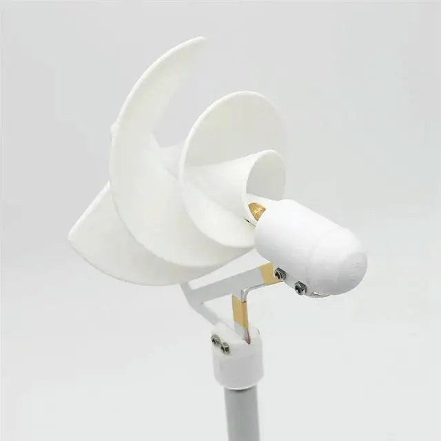 Main image of Breeze Start 10W LED Light White Miniature Wind Turbine For Science Experiments, Solar Wind Generator Model