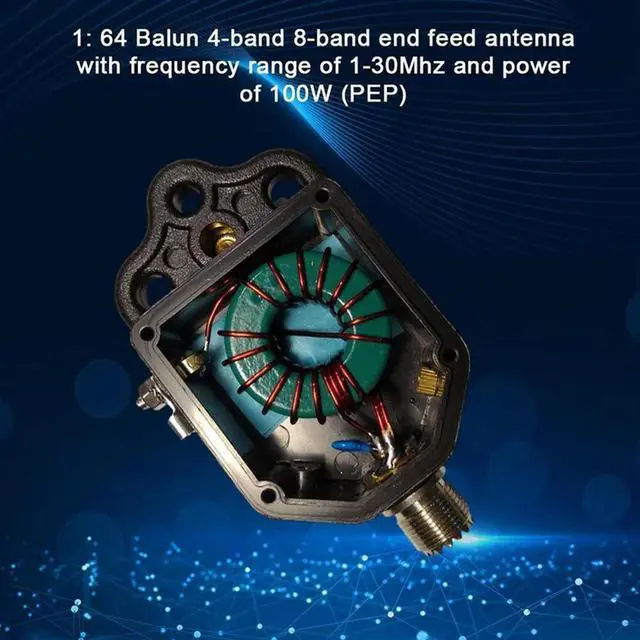 Alt view image 4 of 4 - 2X 1:64 Balun For 4-Band 8-Band End Fed Antenna Range 1-30Mhz Power 100W (PEP) For Frequency Point With Talent