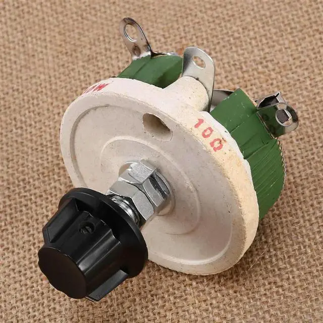 Alt view image 2 of 7 - 5X 50W 10 Ohm Potentiometer Variable Taper Pot Resistor Rheostat