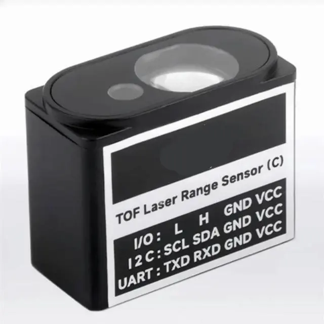 Main image of 50M TOF Laser Ranging Sensor For Drone UAV Traffic Robotic TOF Laser Ranging Sensor 100Hz 100K LUX Immune UART I2C I/