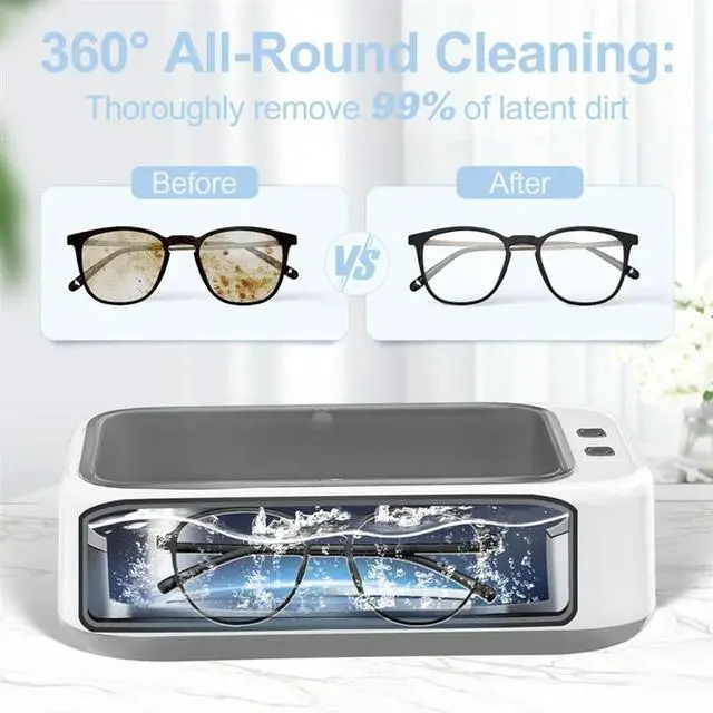 Alt view image 6 of 6 - Ultrasonic Cleaners 49Khz Ultrasonic Cleaner For Jewelry Razors Watches Combs Brushes Rings And Eyeglasses EU Plug
