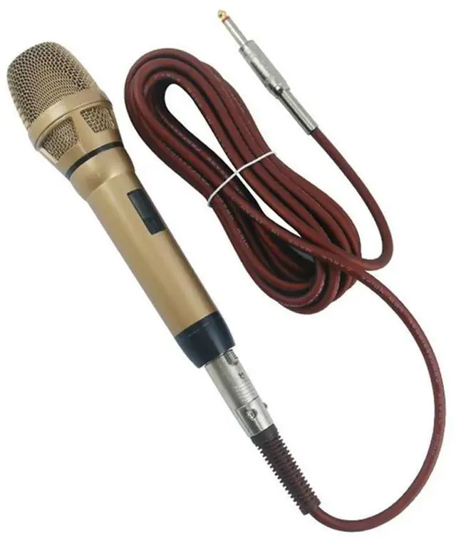 Alt view image 6 of 6 - Studio Mic Professional Dynamic Wired Handheld Microphone Anti-Howling Stereo Design