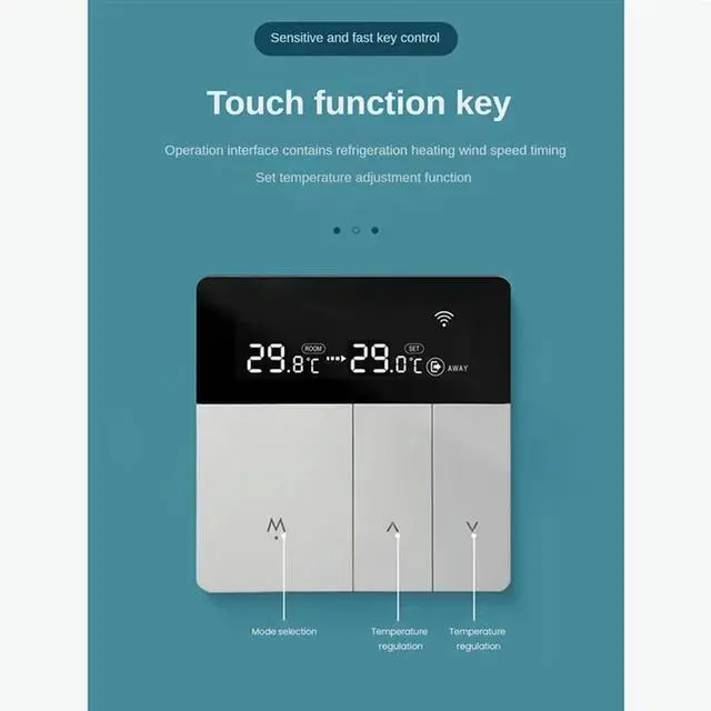 Main image of 2X AVATTO Tuya Thermostat Temperature Controller 100-240 V Remote Electric Control,Google Home Yandex