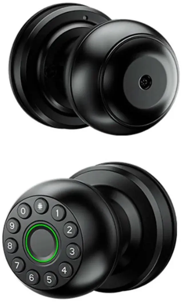 Alt view image 4 of 4 - Fingerprint Door Lock With Password, App Control And Touchscreen Keypad For Indoor Use
