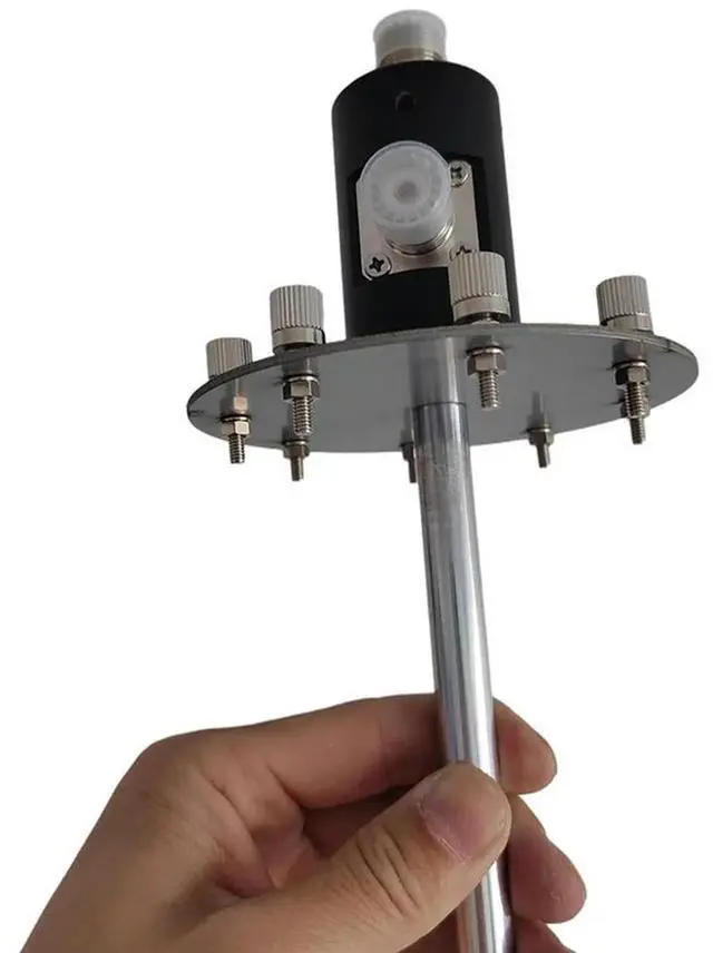 Alt view image 2 of 4 - DIY Portable Aluminum Alloy Vehicle Shortwave Antenna Base With M-Female Interface For Outdoor Installation
