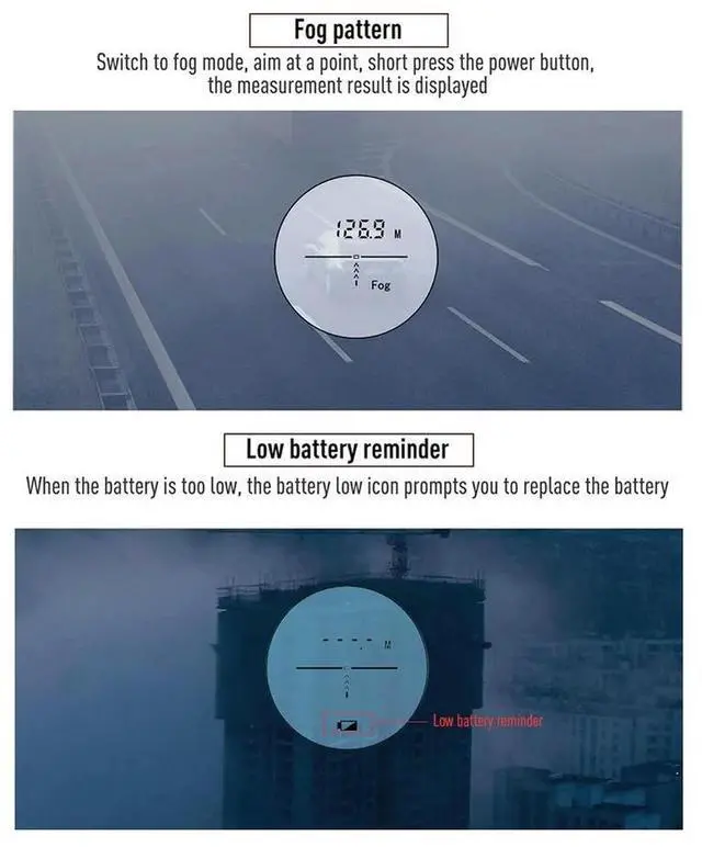 Alt view image 3 of 7 - Portable Golf Laser Rangefinder With Slope 600M Laser Distance Meter For Camouflage Hunting Sport Telescope Monocular