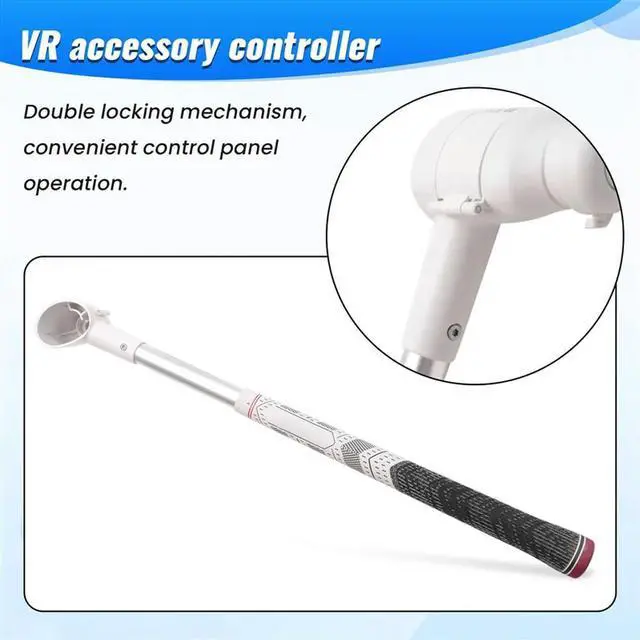 Alt view image 5 of 6 - VR Golf Club Adapter For VR Handle Controller Tennis Baseball Kayak Game For VR Replacement Accessories