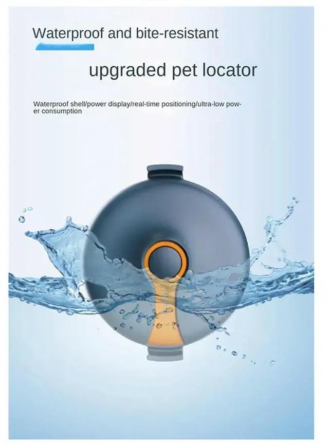 Alt view image 2 of 7 - 2X Portable Universal 4G GPS Locator Pet Anti-Lost Device Solar GPS Dedicated Locator
