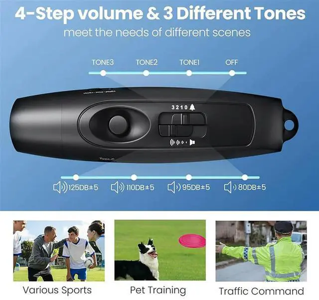 Alt view image 4 of 7 - 5X Electronic Whistle With USB Charging, Emergency Whistle For Referee Coaches Teacher, For Outdoor Sport Game Camping