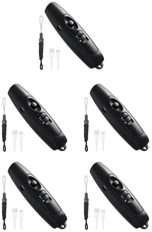 Alt view image 2 of 7 - 5X Electronic Whistle With USB Charging, Emergency Whistle For Referee Coaches Teacher, For Outdoor Sport Game Camping
